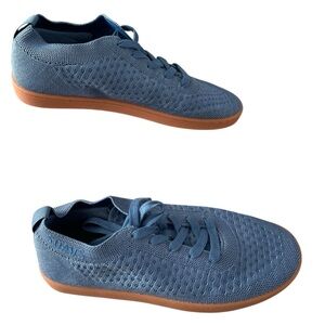 SUAVS Zilker Gum Sole Blue Low Top Washable Mesh Lace Up Shoes Womens 11 Mens 9